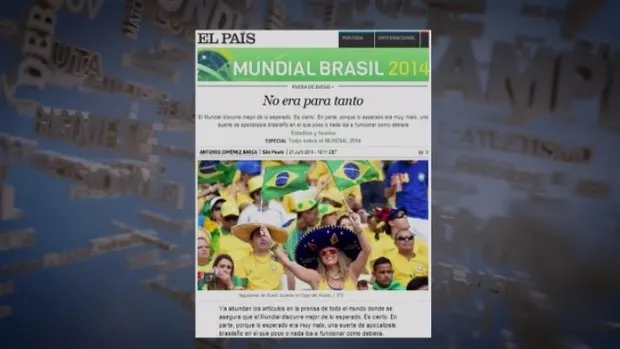 [Copa 2014] Imprensa estrangeira muda de tom e passa a elogiar a Copa no Brasil