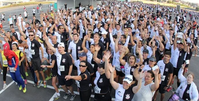 Inscrições para Timão Run, a Corrida do Corinthians terminam nesta quinta