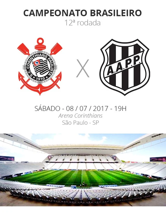 Rodada #12: tudo o que você precisa saber sobre Corinthians x Ponte Preta