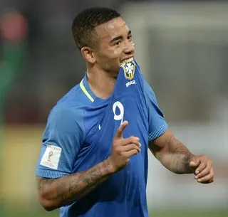 Gabriel Jesus chegou a Belo Horizonte e já está integrado ao elenco do Palmeiras