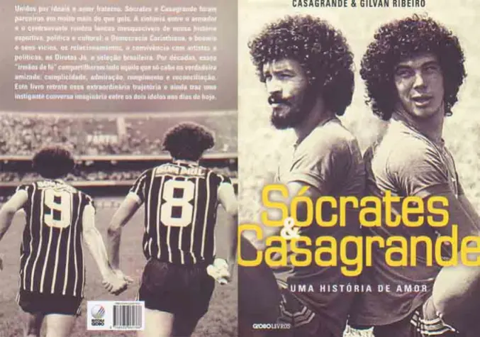 'História de amor' entre Sócrates e Casagrande é tema de livro. Confira!