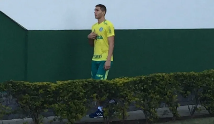 Fora dos planos, Tobio aparece em treino do Palmeiras na Academia