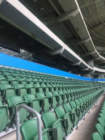 Por regra da Libertadores, Allianz Parque tem nome tampado em placas