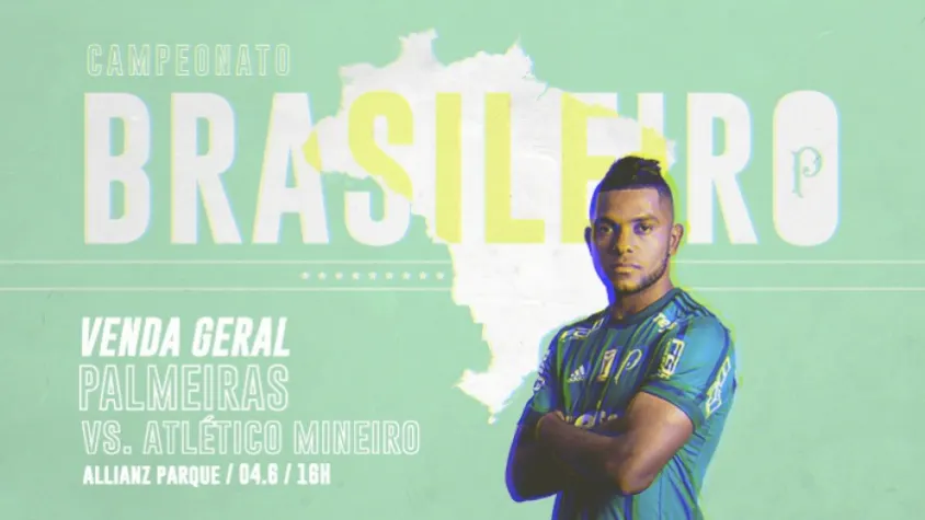 Palmeiras x Atlético-MG  já tem 28 mil ingressos vendidos