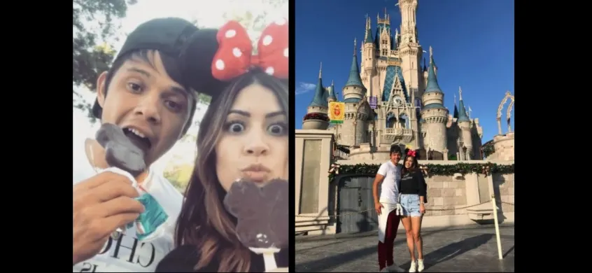 Romero curte viagem de férias na Disney com a noiva