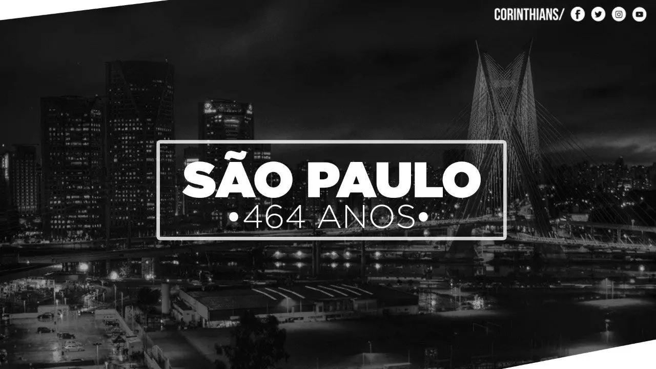 Corinthians faz homenagem à cidade de São Paulo