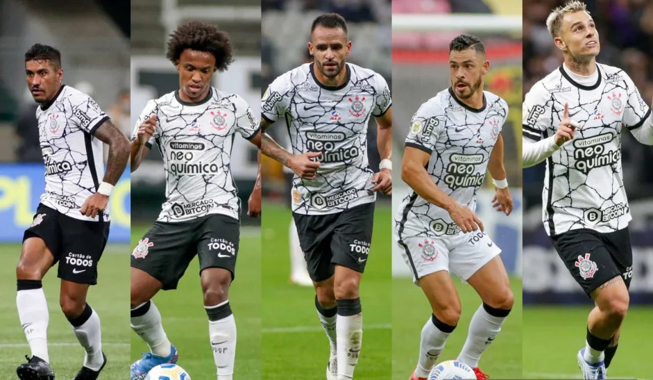 ''Quinteto Fantástico'' some no Corinthians com rodízio de Vitor Pereira