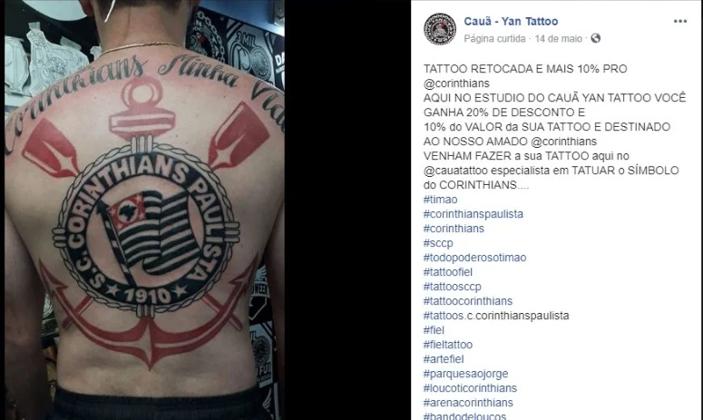 Seguindo o exemplo do avô, tatuador doa 