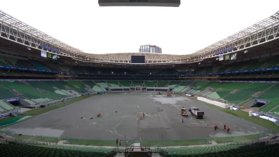 Grama sintética não resolverá 100% dos jogos do Palmeiras em caso de shows