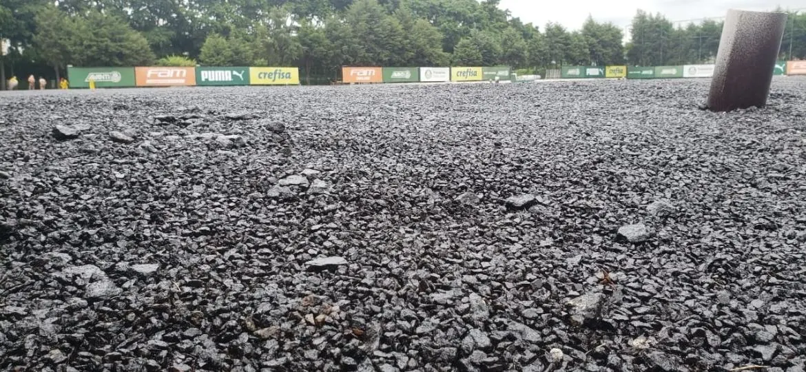 Palmeiras prepara obras finais na Academia para ter gramado sintético