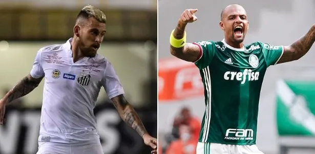 Duelo Lucas Lima x Felipe Mello vira teste de fogo em clássico na Vila