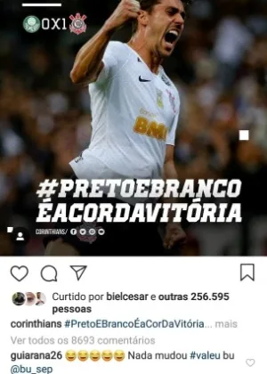 Negociando com o Corinthians, Guilherme Arana zoa o Palmeiras após o Dérbi