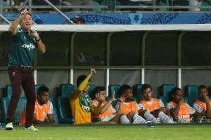  Cuca exalta desempenho do Palmeiras contra Bahia: 'Criamos 12, 15 chances'