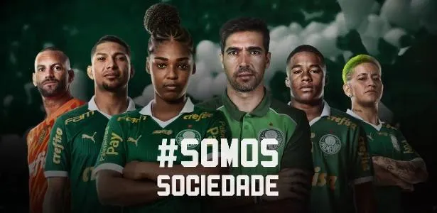 Palmeiras lança campanha antidiscriminação e realizará ação na semifinal do Paulistão.