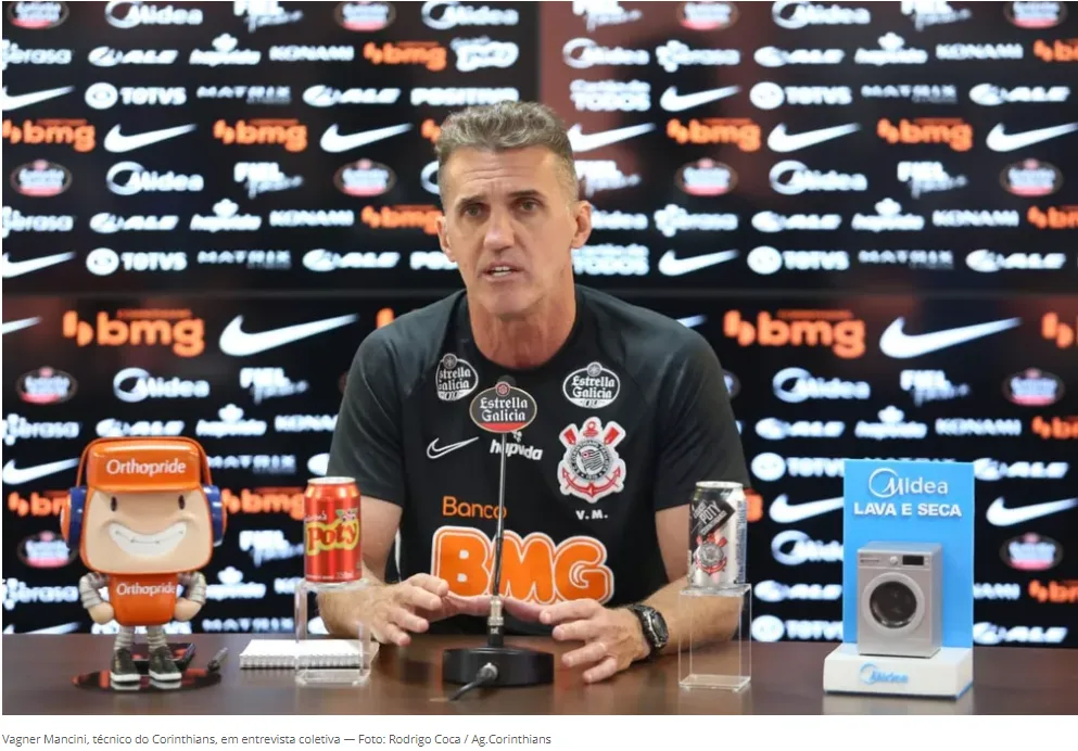 Mancini promete Corinthians agressivo contra o América-MG e diz não priorizar a Copa do Brasil