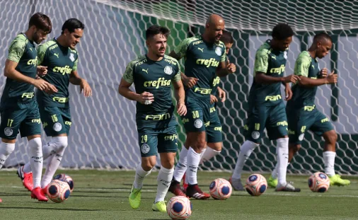 Sem Luxa, Palmeiras inicia última semana cheia de treinos antes do Derby