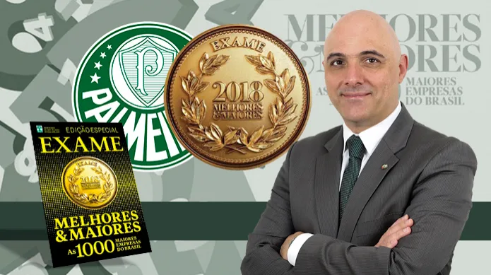 Palmeiras entra na lista das 1.000 empresas com maior faturamento no Brasil