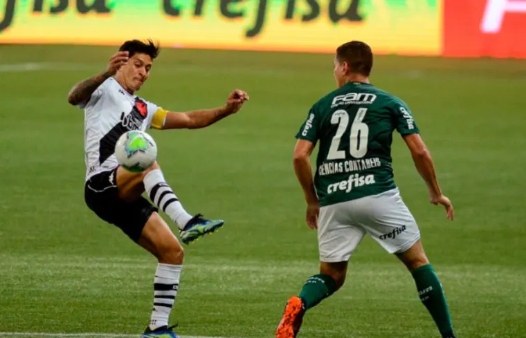 Palmeiras e Vasco empatam em partida abaixo no segundo tempo e com muitos garotos em campo