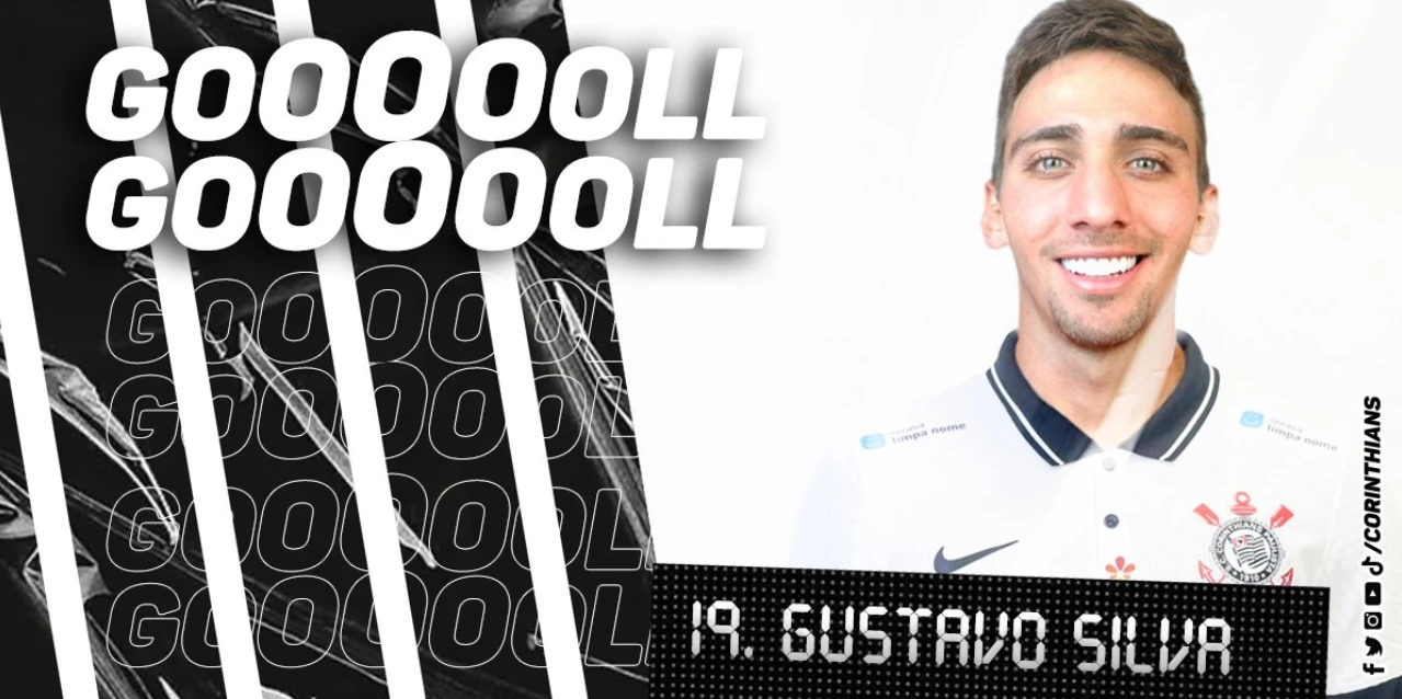 GOOOOOOLLLLLL!!!! Gustavo Silva empata para o Timão