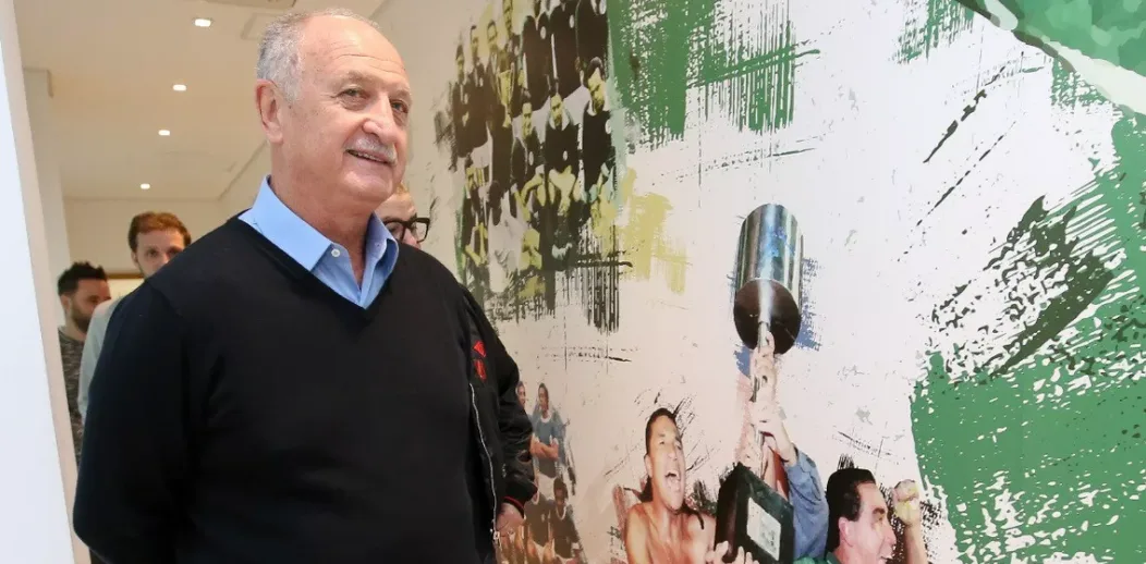 Felipe Scolari é apresentado no Palmeiras