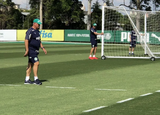 Recuperado, Felipão esboça Verdão que pode enfrentar Botafogo-SP