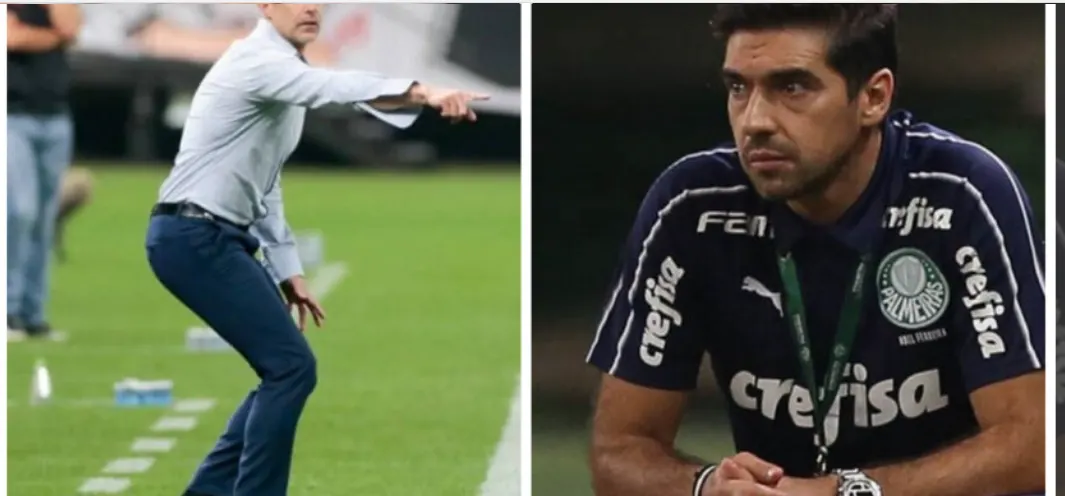 Antes do Dérbi, comentarista detona Sylvinho e Abel Ferreira: “Treinadores medíocres”