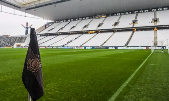 Entorno da Arena Corinthians passa por pulverização contra o coronavírus