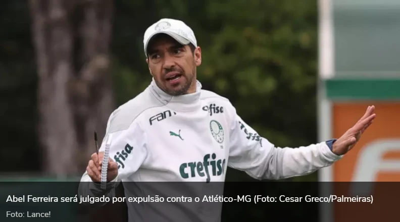 Trio do Palmeiras é denunciado pelo STJD por expulsões contra Atlético-MG