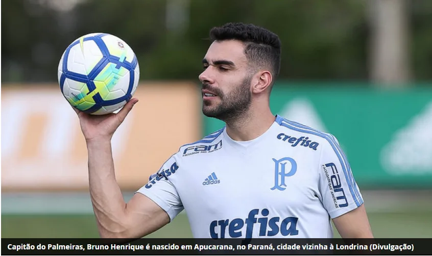 Volante com mais gols no país, Bruno Henrique joga 'em casa' em Londrina