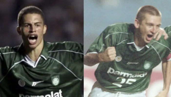 Despedida de Alex e Galeano do Palmeiras completa 18 anos nesta segunda