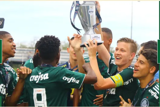 Base campeã: Sub-14 do Palmeiras levanta a taça do Campeonato Brasileiro Mirim