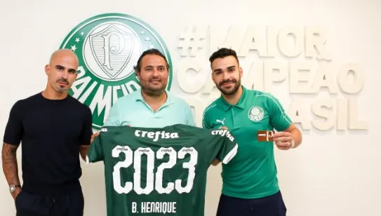 O capitão fica! Verdão renova com Bruno Henrique até o fim de 2023