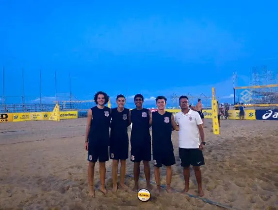 Vôlei de Praia do Corinthians estreia na 1ª etapa do Circuito Brasileiro Sub-19