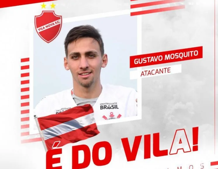 Corinthians empresta atacante Gustavo Mosquito ao Vila Nova