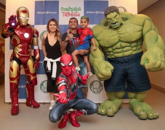 Dudu comemora aniversário do filho no Allianz Parque