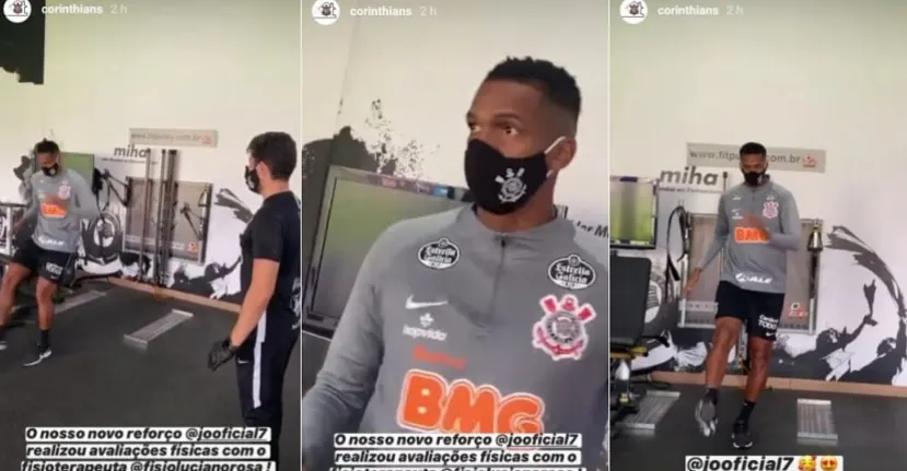 Jô testa negativo para COVID-19 e já passa por avaliações no Corinthians