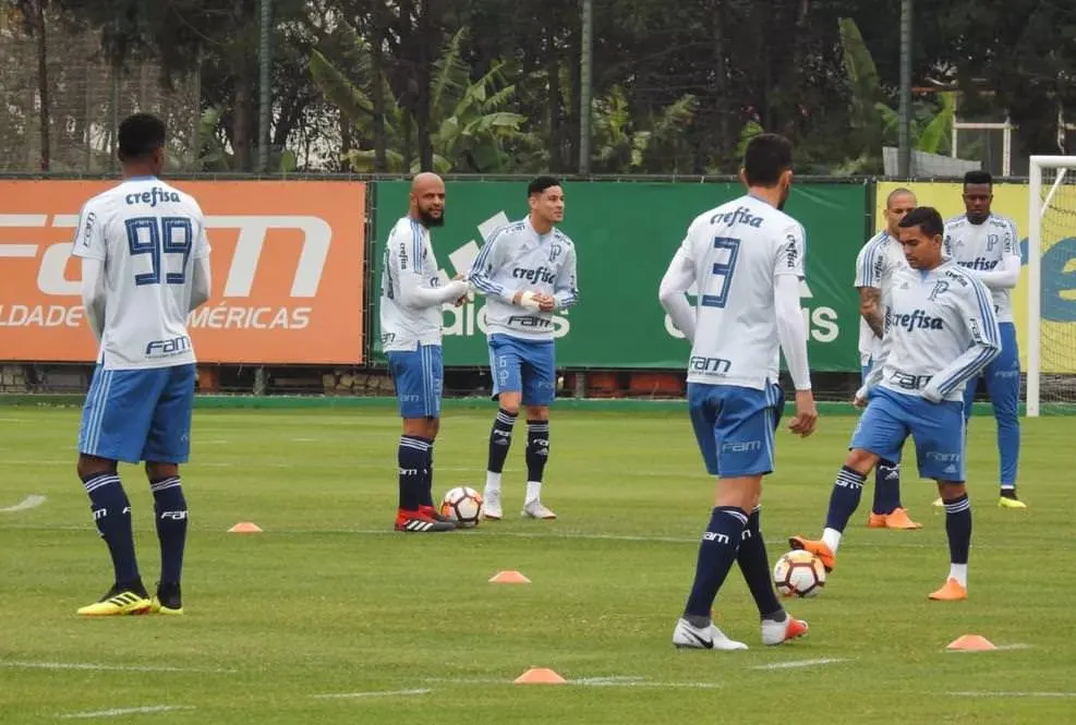 Palmeiras faz atividades técnicas na Academia visando Cerro Porteño-PAR