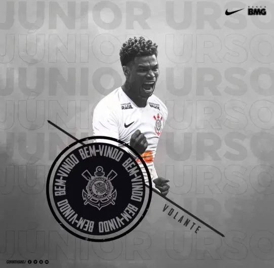 Junior Urso é anunciado pelo Corinthians e ressalta lado torcedor