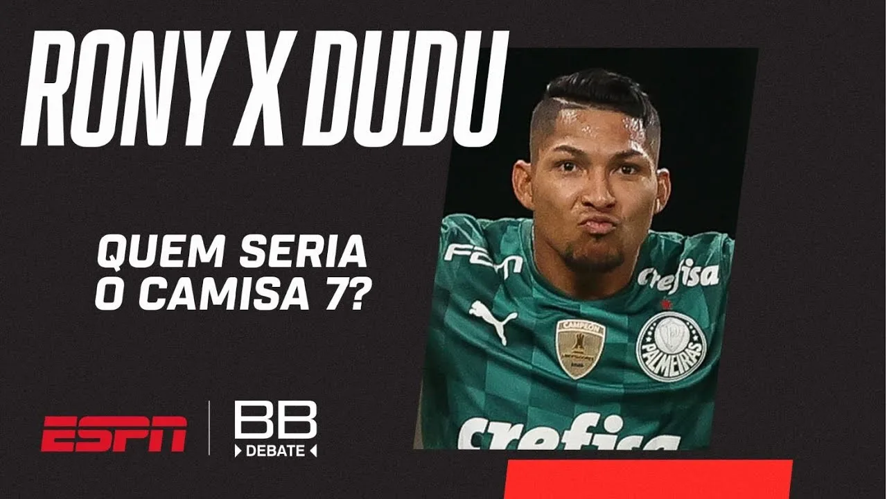 Rony x Dudu: Atual camisa 7 do Palmeiras pode entrar em lista de imortais do clube? Veja o debate