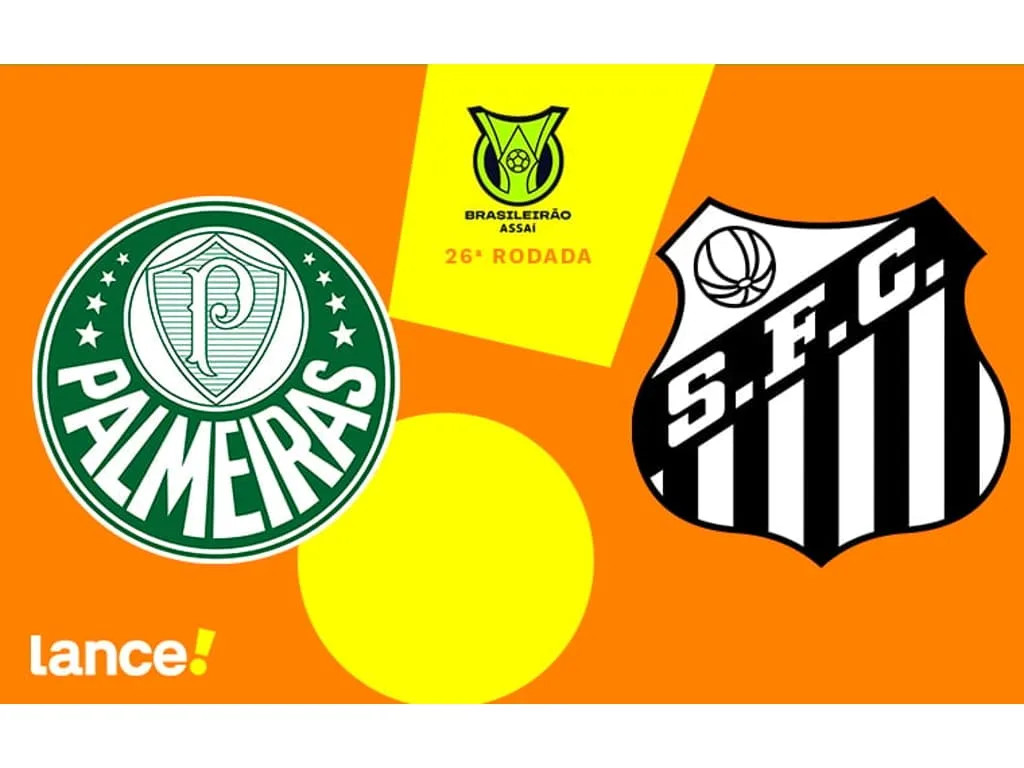 Palmeiras x Santos: onde assistir ao vivo, escalações e horário do jogo pelo Brasileirão