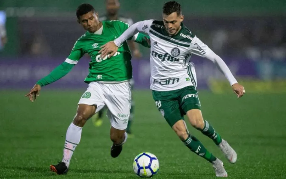 Veja as estatísticas do confronto entre Chapecoense e Palmeiras