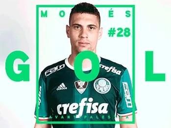  Gol de Moisés, Palmeiras 1 x 0 Figueirense - Série A 30/06/2016