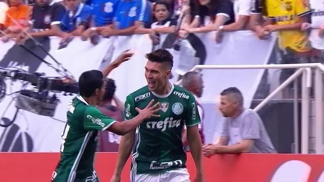  Gol de Moisés, Corinthians 0 x 1 Palmeiras - Série A 17/09/2016