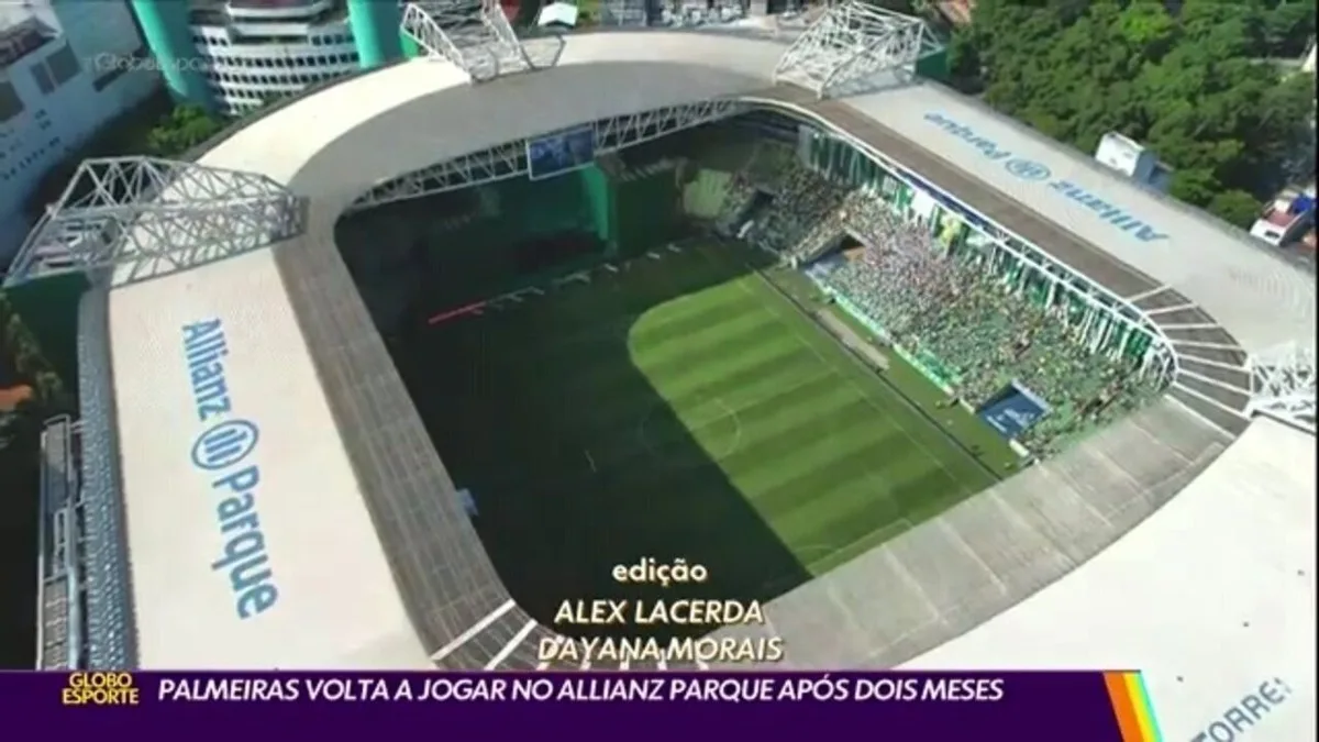 Palmeiras sem setor de arquibancada em jogo contra o Flamengo