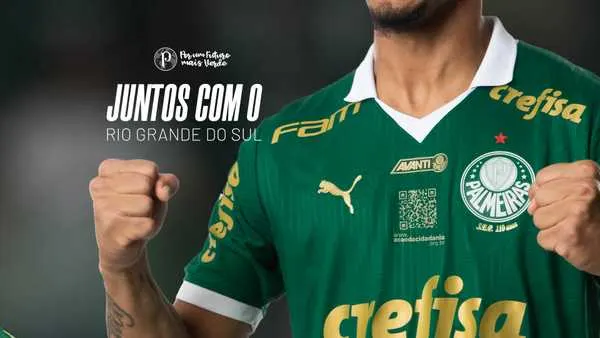 Palmeiras Doará Renda de Jogo para Vítimas das Chuvas no RS