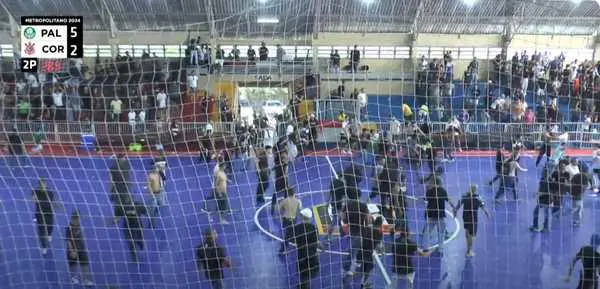 Briga generalizada em final gera punição para Corinthians no futsal de base