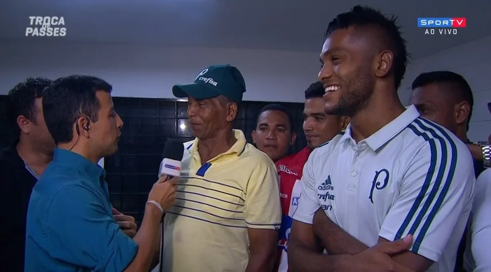 Borja faz festa com familiares após vitória do Palmeiras em Barranquilla