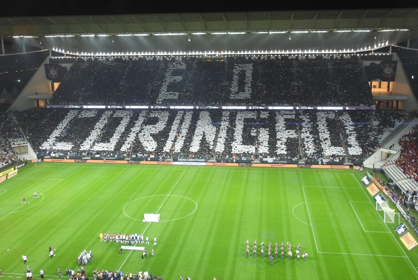 Relembre em fotos de incríveis mosaicos formados na Arena Corinthians