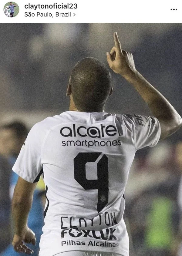 Voltando ao Atlético-MG, Clayton posta mensagem se despedindo do Corinthians