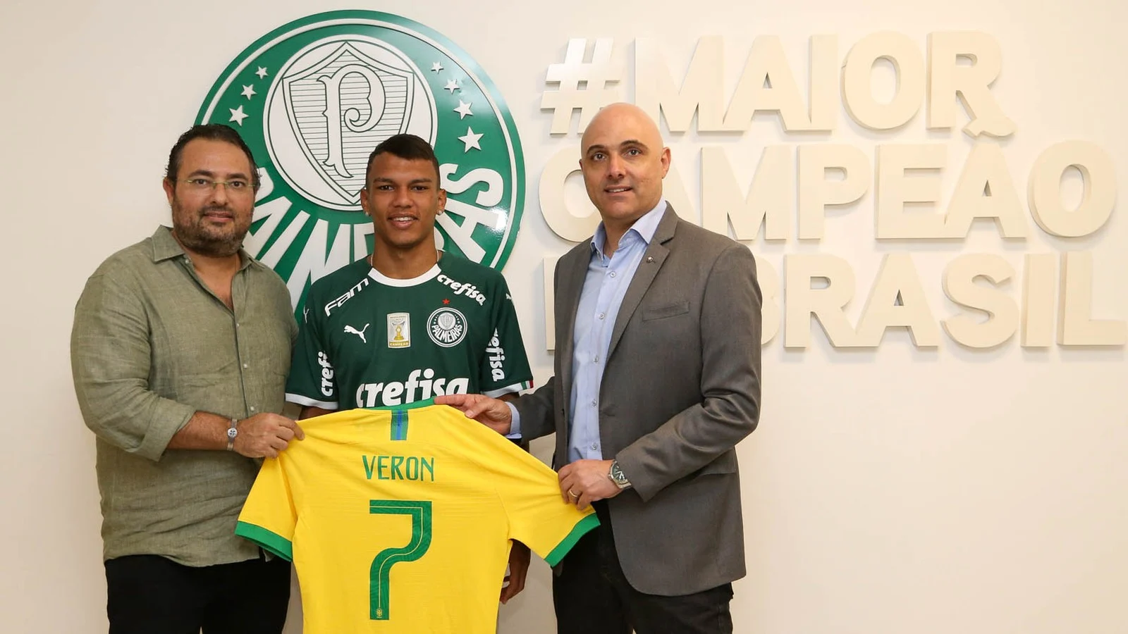 Palmeiras cogita promover  antecipadamente o garoto Gabriel Veron ao elenco profisional 